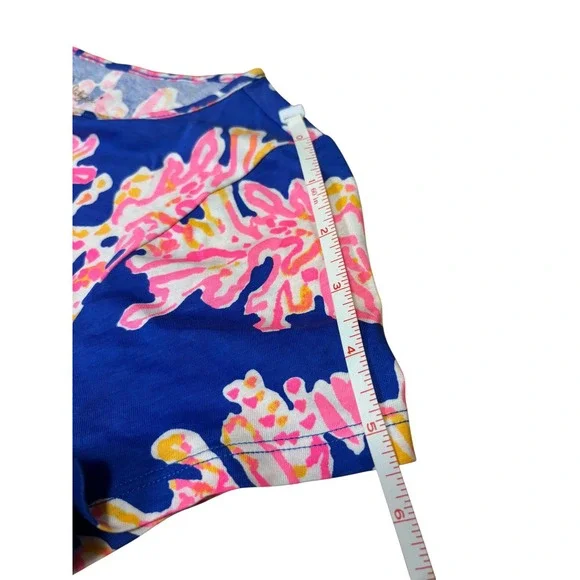 Lilly Pulitzer Marlowe‎ Brilliant Blue It's Electric Cotton Dress Size XS - Picture 8 of 10